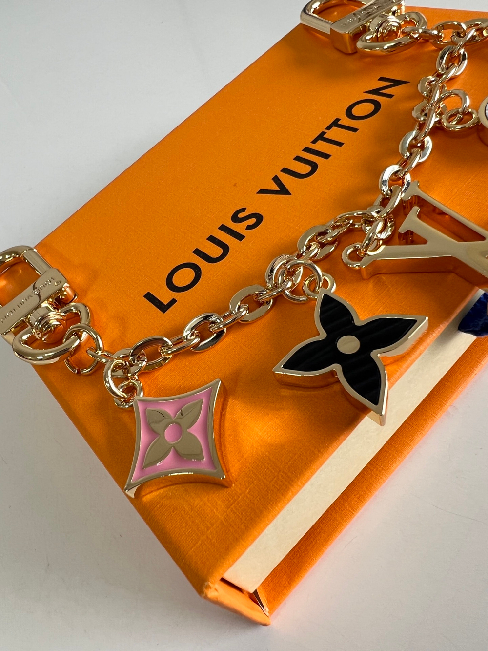 Louis Vuitton Fleur de Monogram Bag Charm Chain