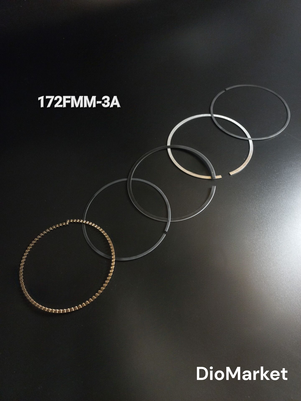 Кольца поршневые 250 кубов на 172FMM-3A (диам. 72mm)