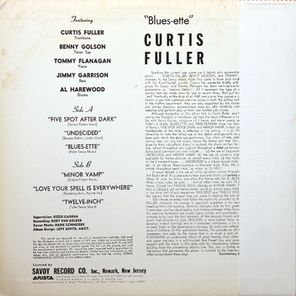 Curtis Fuller / Blues-ette (LP)