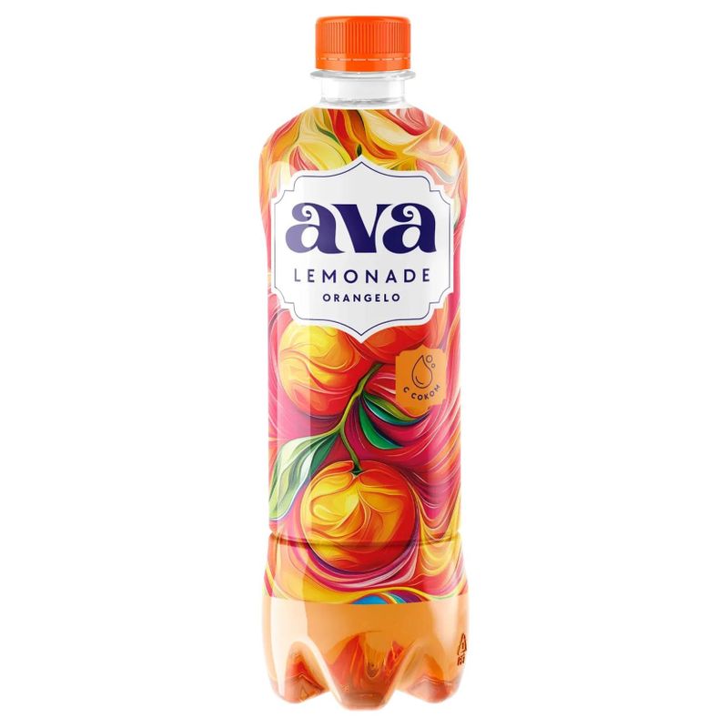 Лимонад AVA Апельсин 1 л/бут 6 бут/уп
