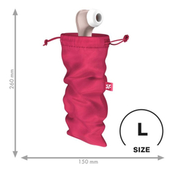 Мешочек для хранения вибромассажера Satisfyer Treasure Bag L (pink)