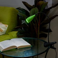 ULM-D501 4W-4000K GREEN Светильник настольный светодиодный прищепка. Механический выключатель. Зеленый. TM Uniel