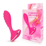 Вибратор для точки G Cosmo Orgasm, рельефный, 16 см