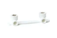 Угольник PPR с креплением двойной ВР 20х1/2" (Lammin) 20/4 Lm31057020015