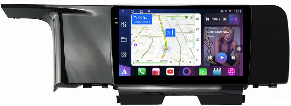 Магнитола для KIA Sorento 4 2020+ - FarCar 9624 монитор 9.5" QLED на Android 14, TS18, CarPlay, 4G SIM-слот