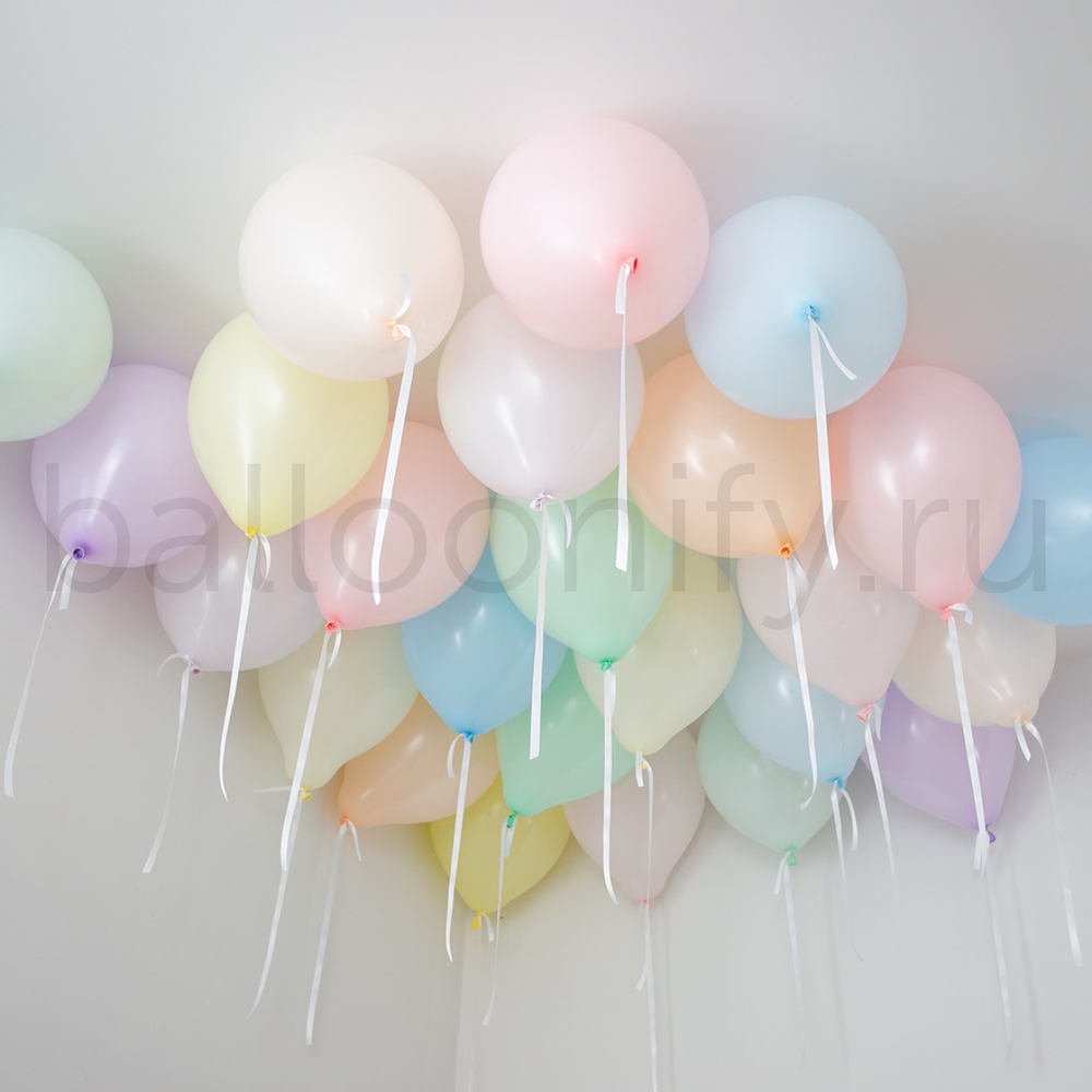 Шары россыпью "Вальс пастели"