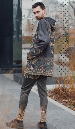 Худи "Китайский гротеск", по мотивам фрагмента шпалеры фламандского мастера Judocus de Vos