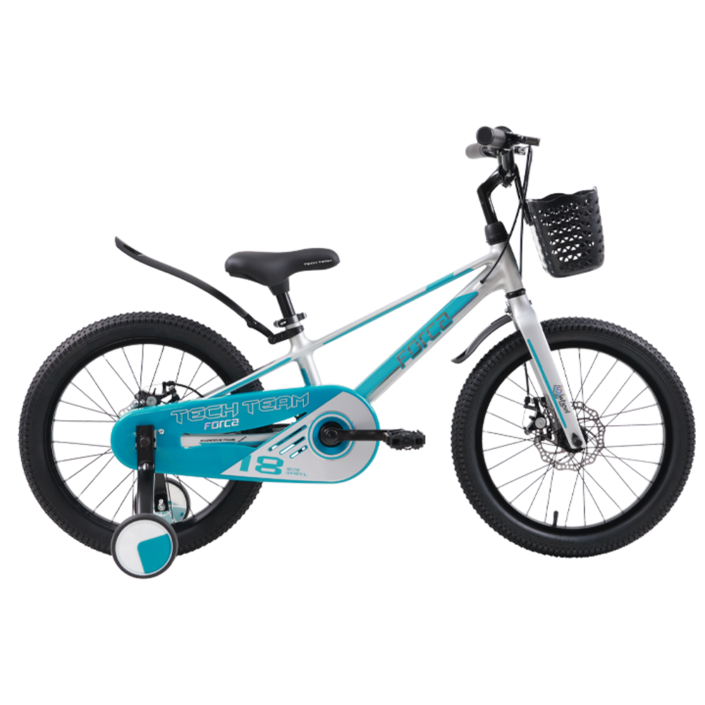 Велосипед Тech Team Forca 18" grey/blue (магниевыйсплав) 2024