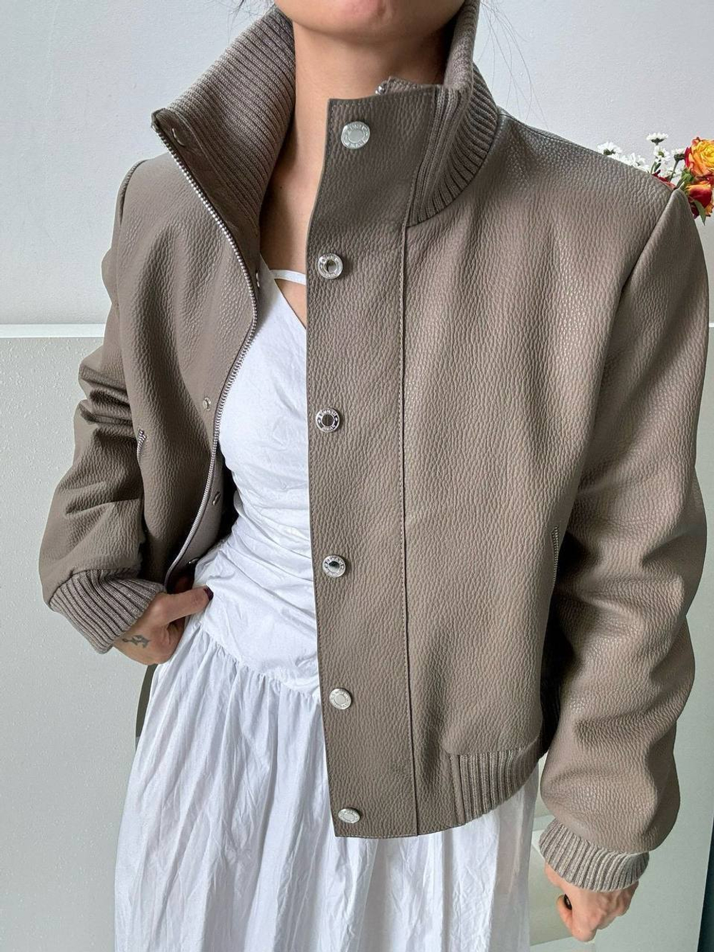 Кожаная куртка Hermes