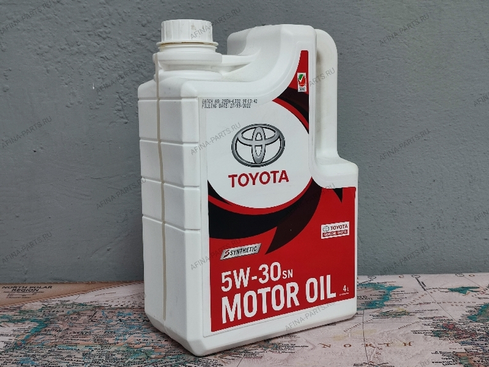 Масло моторное TOYOTA 5W30 SN (Арабские Эмираты)