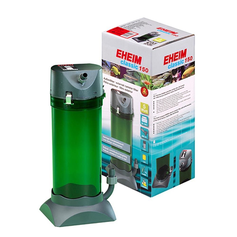 Eheim Classic 150 - фильтр внешний 300 л/ч (до 150 л) с кранами и губками 2211010