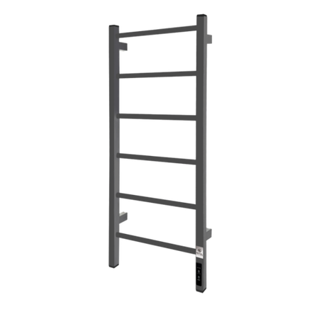 RTD-C4080-6E-U-03 Полотенцесушитель электрический "лесенка", 6 пер., 400х800, графит ROYAL CLIMA