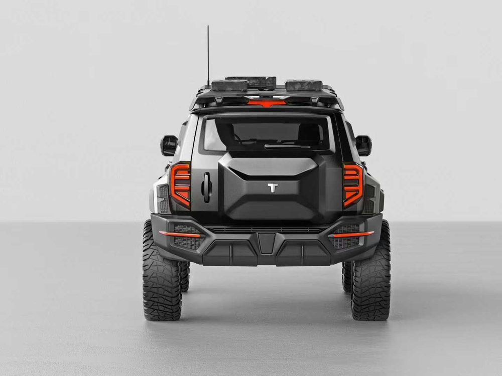 Силовой обвес с платформой и люстрой для TANK 400 2023-2024+ Танк капот бампер арки диффузор спойлер крылья юбки люстра