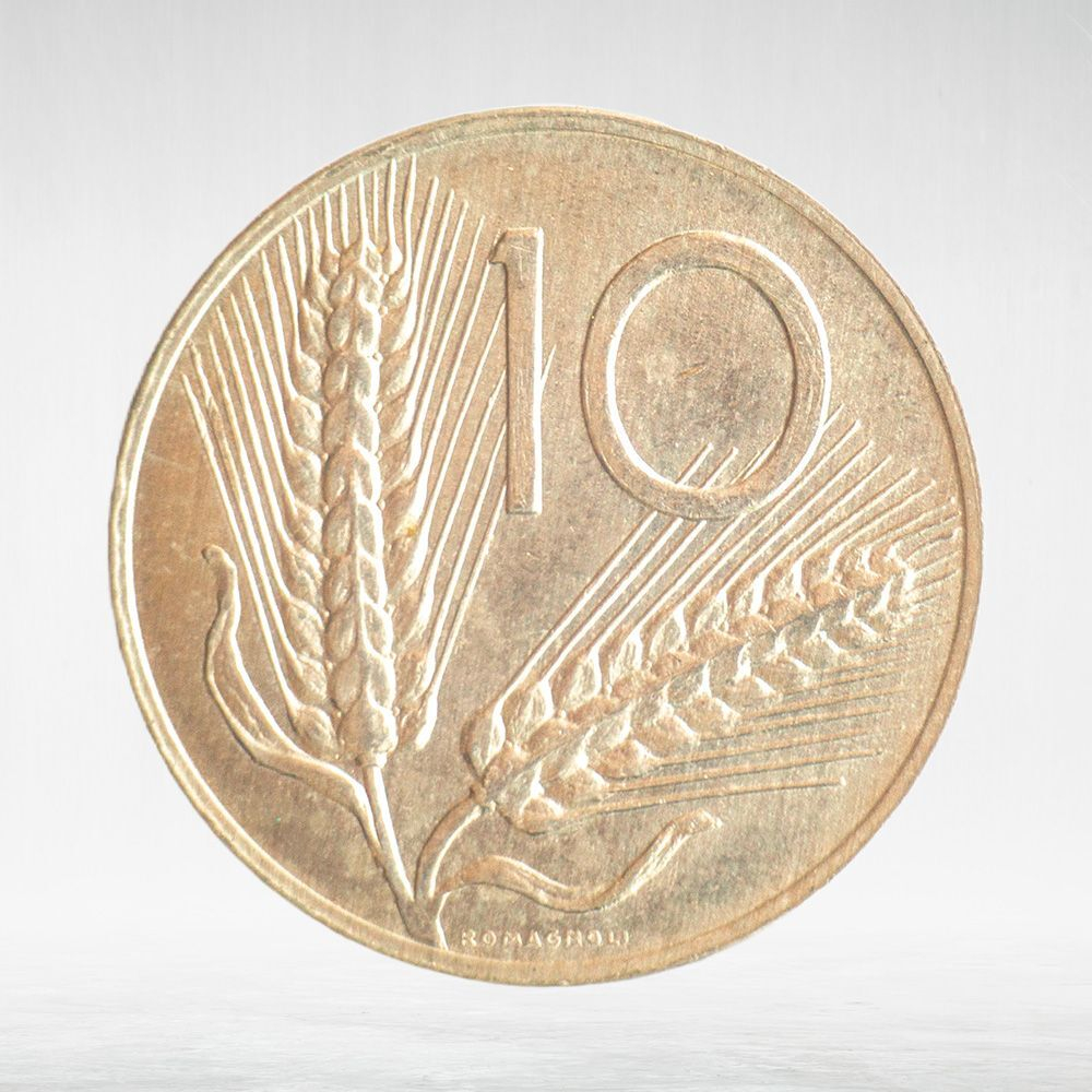 Italy 10 Lire 1982 R, VF