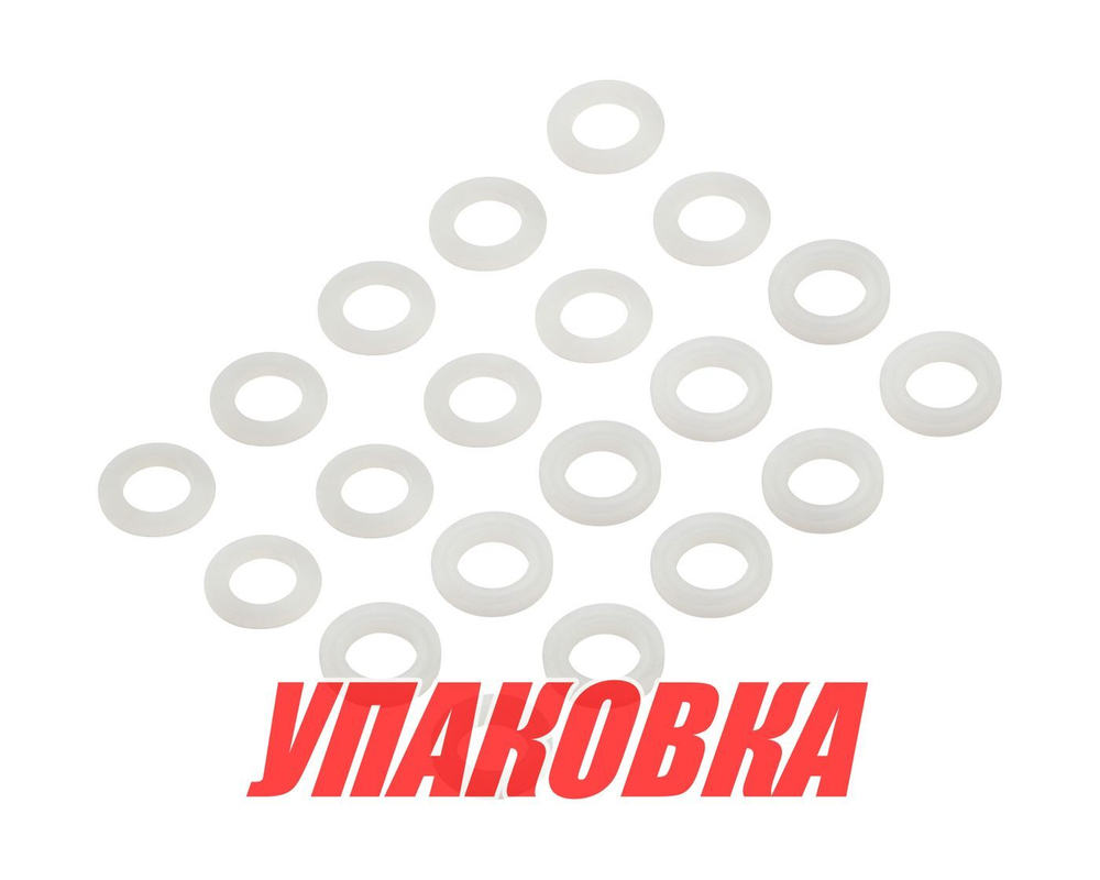Кольца уплотнительные (3 мм и 5 мм по 10 шт) упаковка, Marine Rocket (упаковка из 10 шт.)