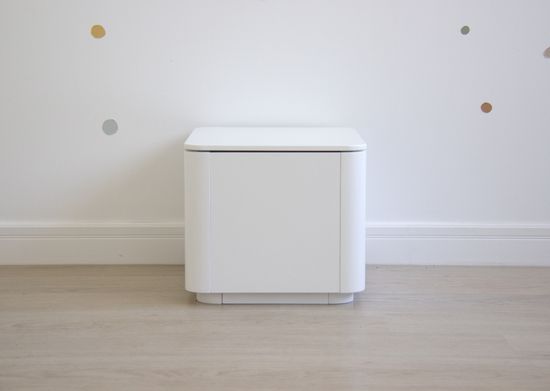 Тумба прикроватная Tammi 1 полка 1 ящик ширина 50 см (белый)