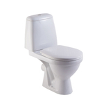 Унитаз-компакт "Премьер-ЛЮКС" (гориз, нижн, сид.полип. м/лифт, 2-кн.арм.) (Rosa)