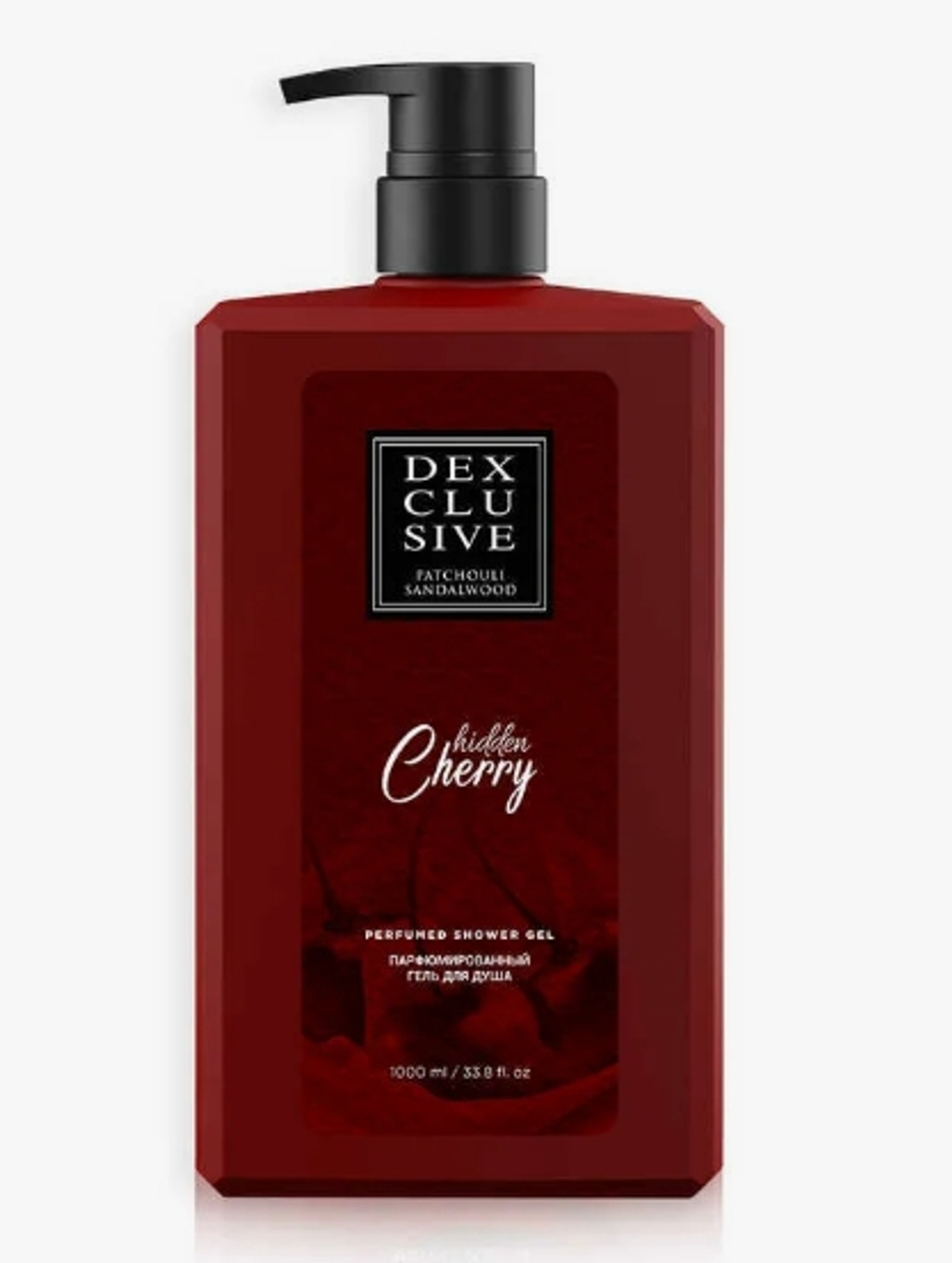 DEX CLUSIVE HIDDEN CHERRY ( гель для душа ) бордовый 1000 мл. 1*12шт.