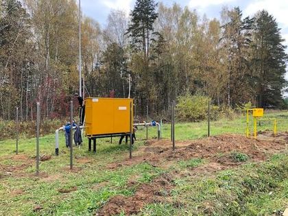 Ограждение поселкового ГРПШ в «Усадьбе Романово»