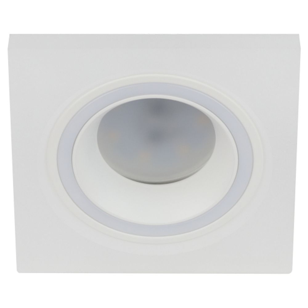 Встраиваемый светильник декоративный ЭРА DK91 WH MR16/GU5.3 белый | Декоративные встраиваемые светильники