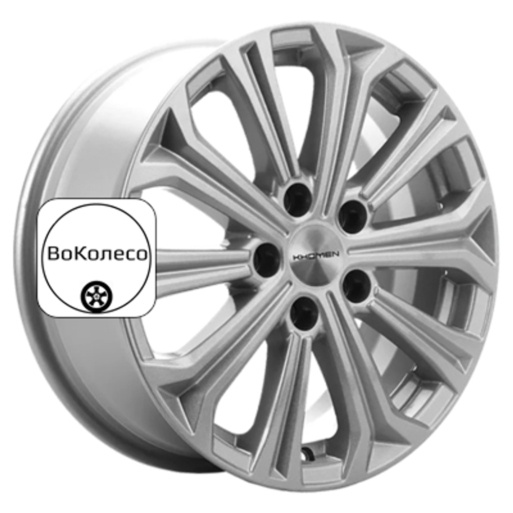 6,5x16/5x110 ET45 D67,1 KHW1610 (DFM 580) F-Silver Khomen Wheels