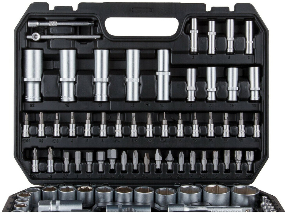 Набор головок и бит 108пр. Волат (1/4", 1/2", 6 граней) (18520-108)