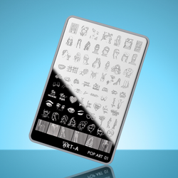 Пластина для стемпинга Art-A MAX Pop art 01