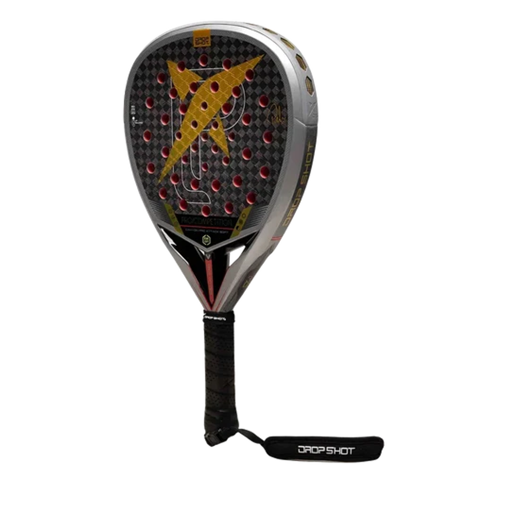 Ракетка для падел Drop Shot Canyon Pro Attack Soft черная-золотая 2026