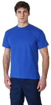 Футболка х/б цв. васильковый