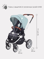 Коляска детская "FLEX" (3в1) RA071 Ocean Green