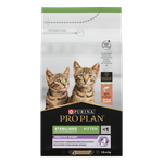 Pro plan корм сухой для котят стерилизованных с лососем