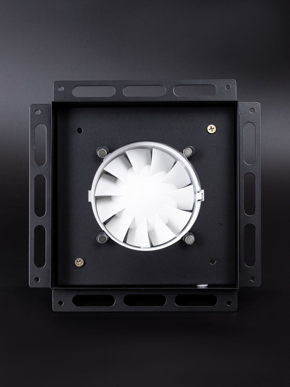 Решетка скрытого монтажа РППВ 100х100 Черный