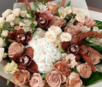 Букет из цветов «Latte macchiato»