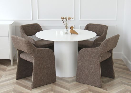 Стол обеденный Type D 110 см основание D 43 см (белый)