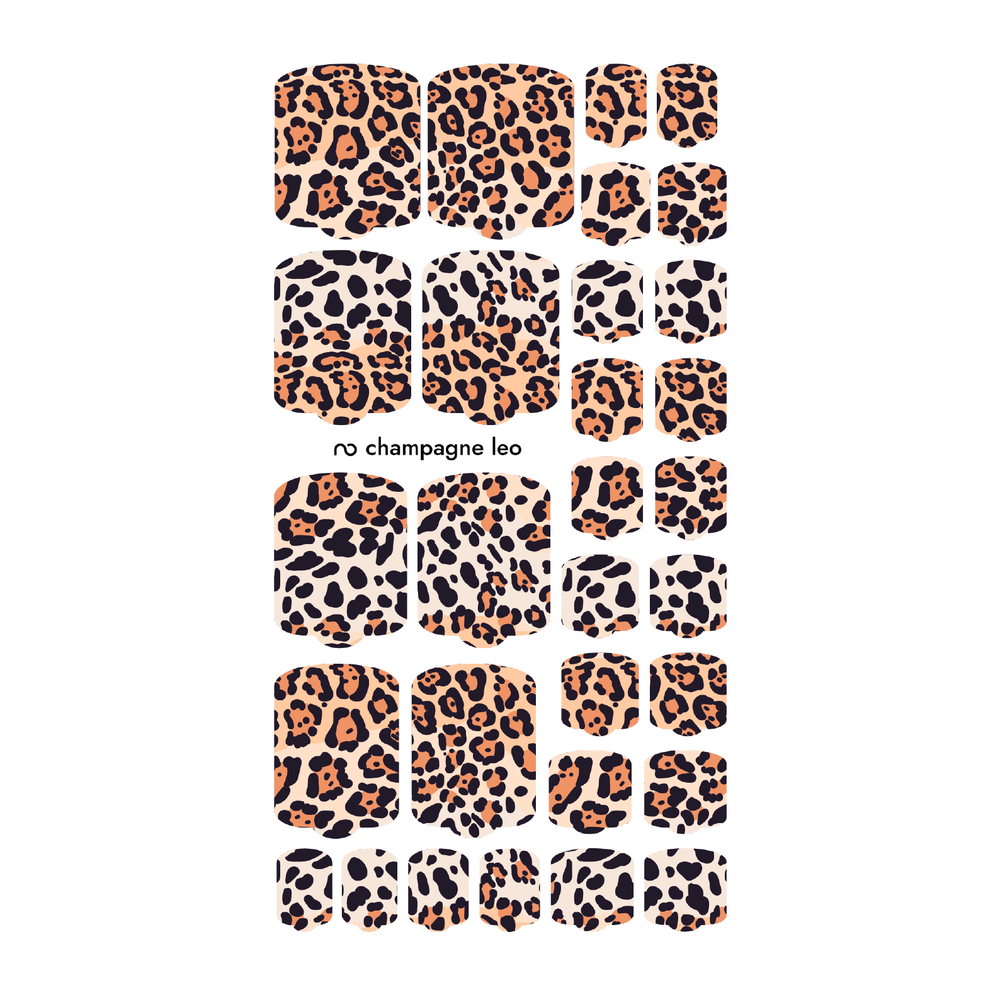 Пленки для педикюра Provocative Nails champagne leo