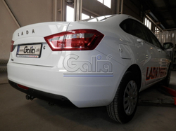 Фаркоп оцинкованный Galia L025C для Lada Vesta седан/универсал, в т.ч. SW Cross 2015-(паспорт и сертификат в комплекте)(без электрики)