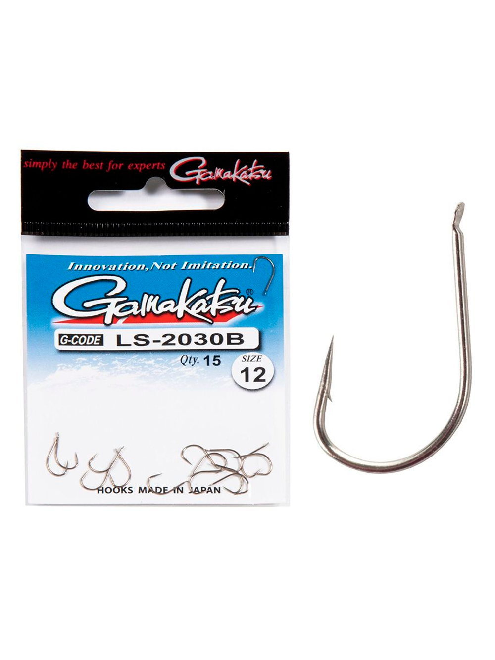 Крючки Gamakatsu LS-2030B NEW LABEL HOOKS BRONZE размер 08 (упк.15шт.)