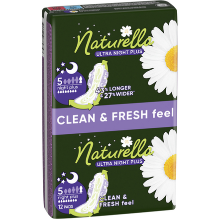 Прокладки Naturella Ultra ночные плюс 12 шт