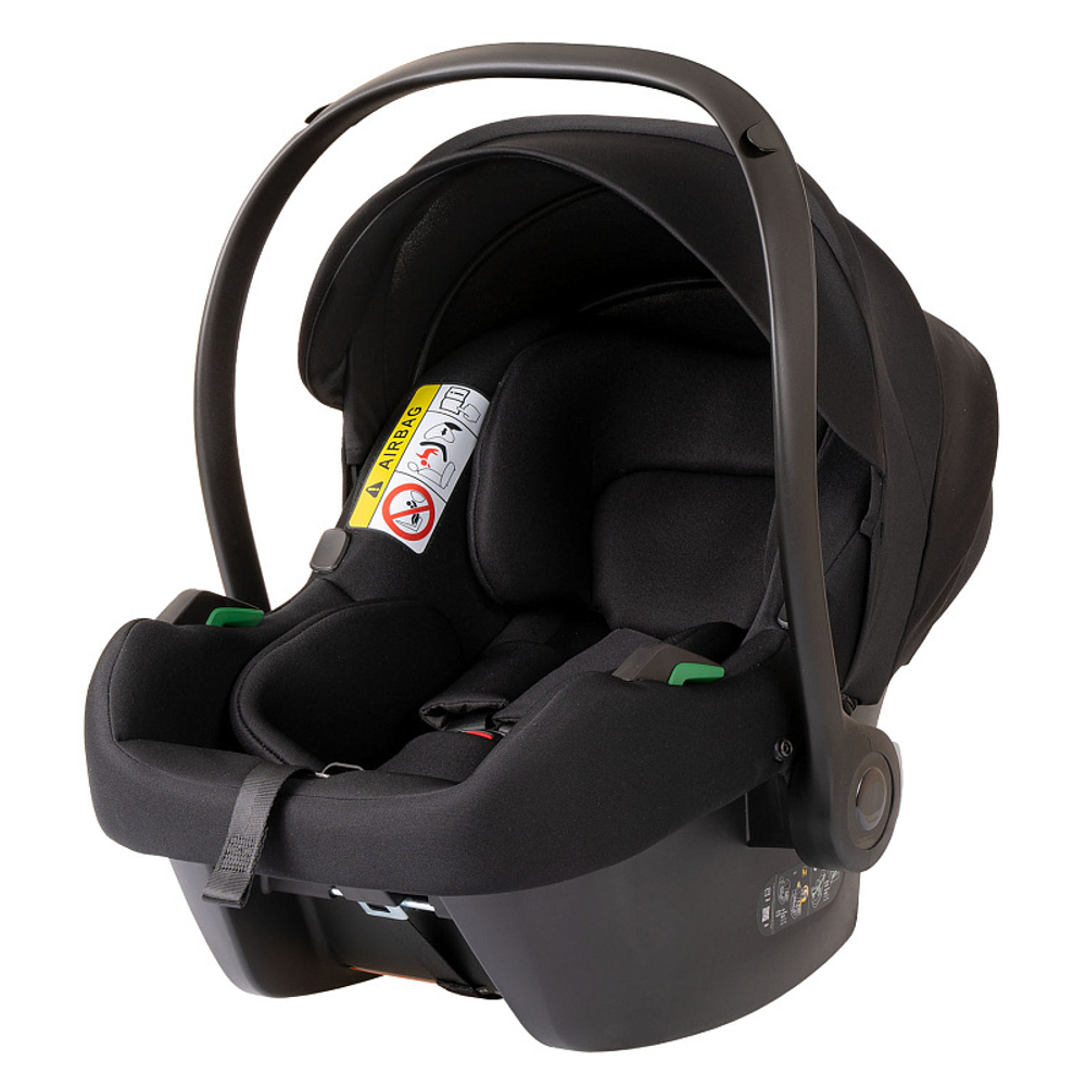 Детская коляска Indigo Tour Eco 3 в 1 Te05 черная кожа+рыжая кожа