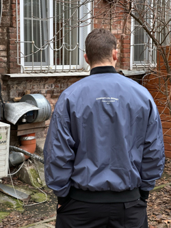 Бомбер ZRD Flat World Темно-синий