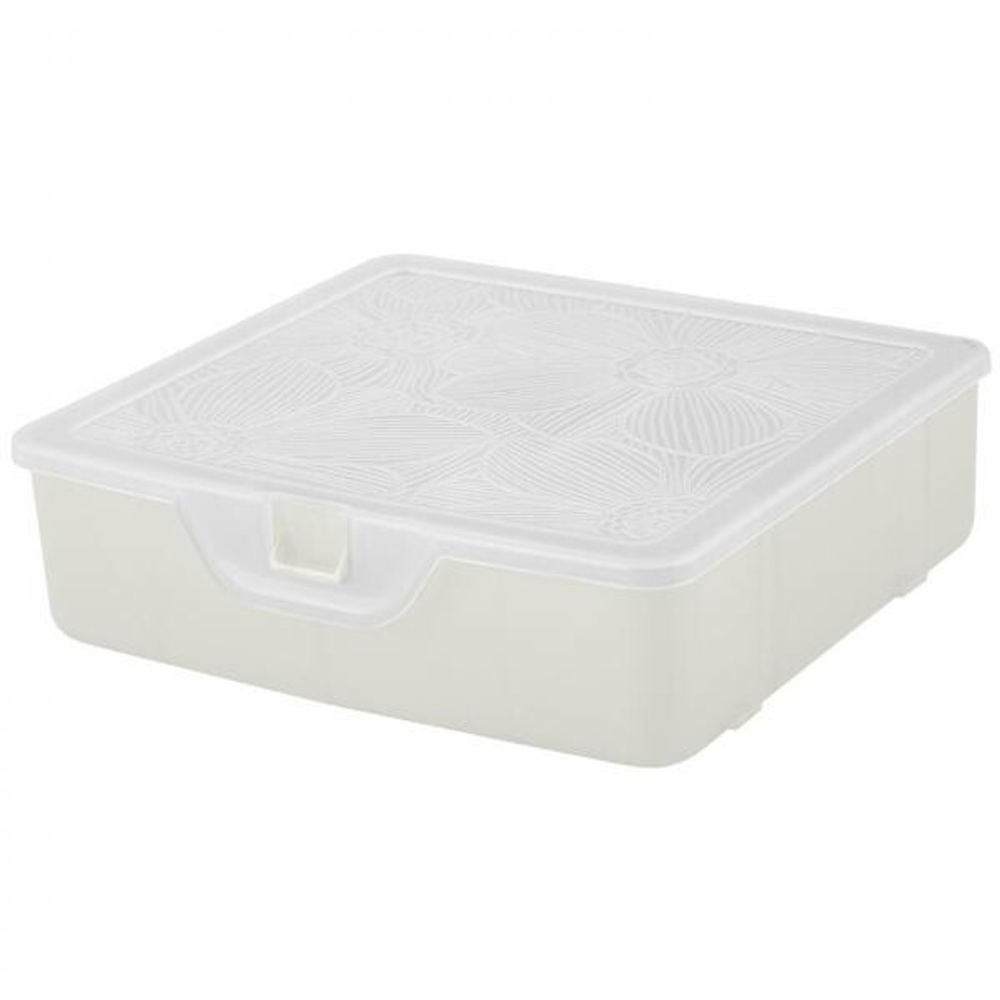 Органайзер для мелочей с разделителями «Keeplex Fiori» белое облако, S 14х13,5х4,1см