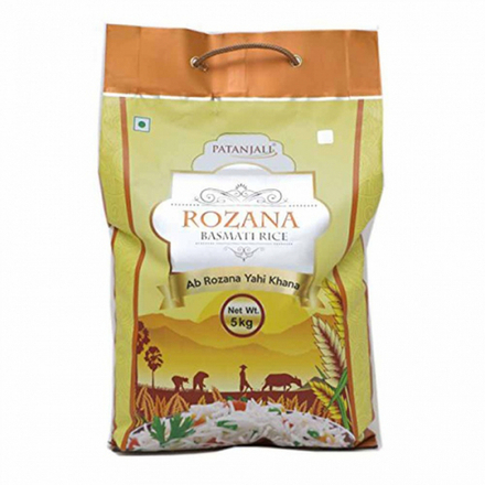 PATANJALI Rozana Basmati Rice Рис Басмати экстра-длинный 5кг