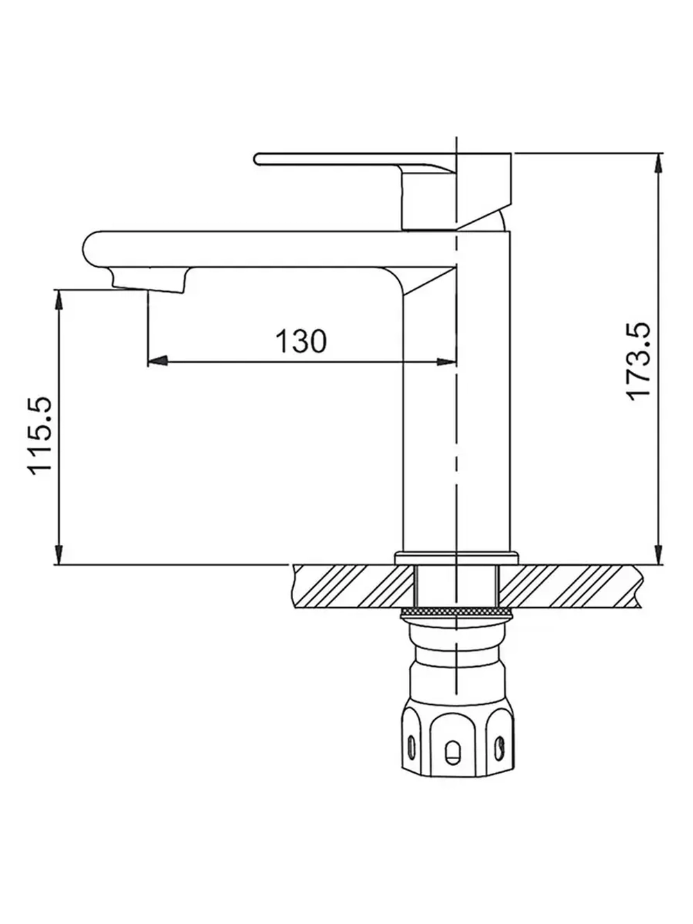 Смеситель для раковины GAPPO G1099-20