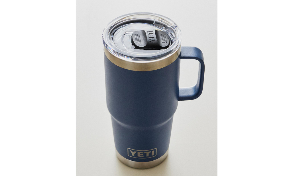 YETI Термокружка стальная 591 мл с крышкой, двойные стенки