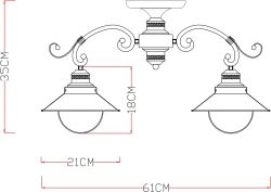 Потолочная люстра Arte Lamp