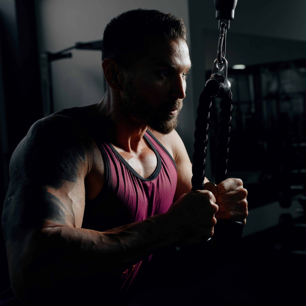 Гибкая тяга (канат) для трицепса PROFI-FIT-RT-003