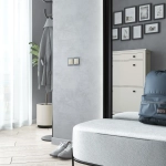 Рамка из стекла на 2 поста Favorit серый W0021115