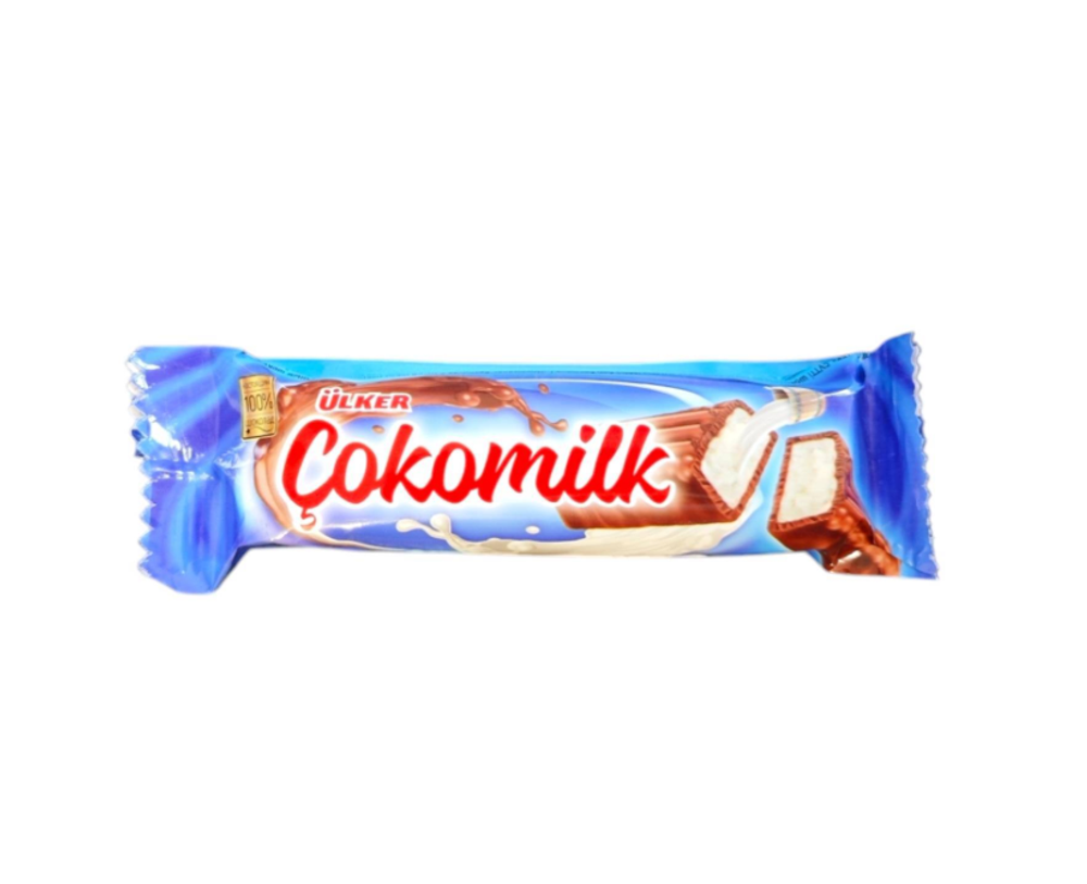 ChokoMilk батончик с нугой мол.шок ULKER 35гр