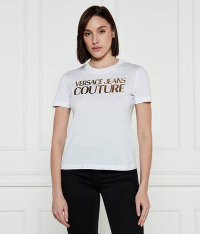 Футболка Versace Jeans Couture - белый(78HAHT01CJ00T)