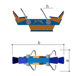 Уличный тренажер для спортивной площадки Romana 208.13.00